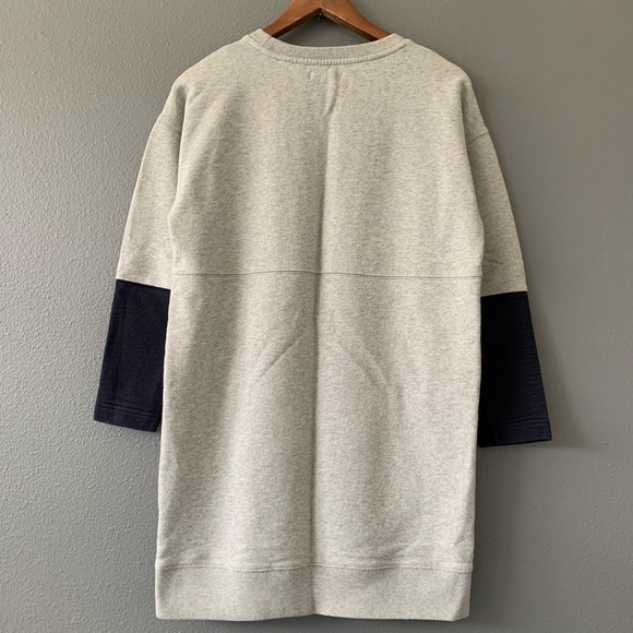 Madewell S Sweatshirt Dress Color Block Jumpstart - Picture 3 of 8